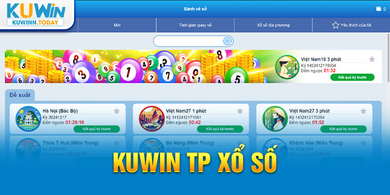 Kuwin TP Xổ Số - Dự đoán kết quả may mắn cùng nhà cái