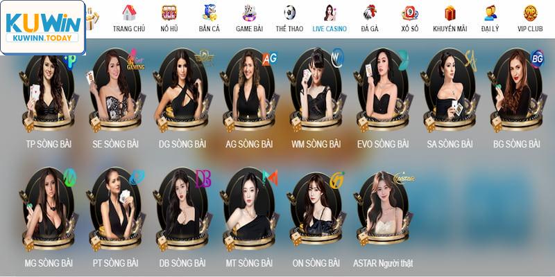 Hàng loạt tựa game live casino lôi cuốn người chơi với dealer xinh đẹp