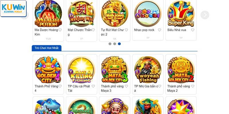 Jackpot hấp dẫn với mức thưởng cực cao