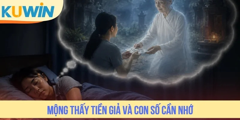 Mộng thấy tiền giả và con số cần nhớ